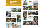 Travel Instagram Puzzle, a Social Media Template by illycreative (Thumbnail 3 of 8)