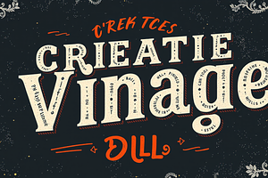 Creative Vintage Font