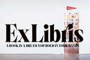 Ex Libris Flared Serif, a Serif Font by Fenotype (Thumbnail 1 of 11)