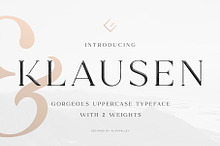 Klausen - Stylish All Caps Serif