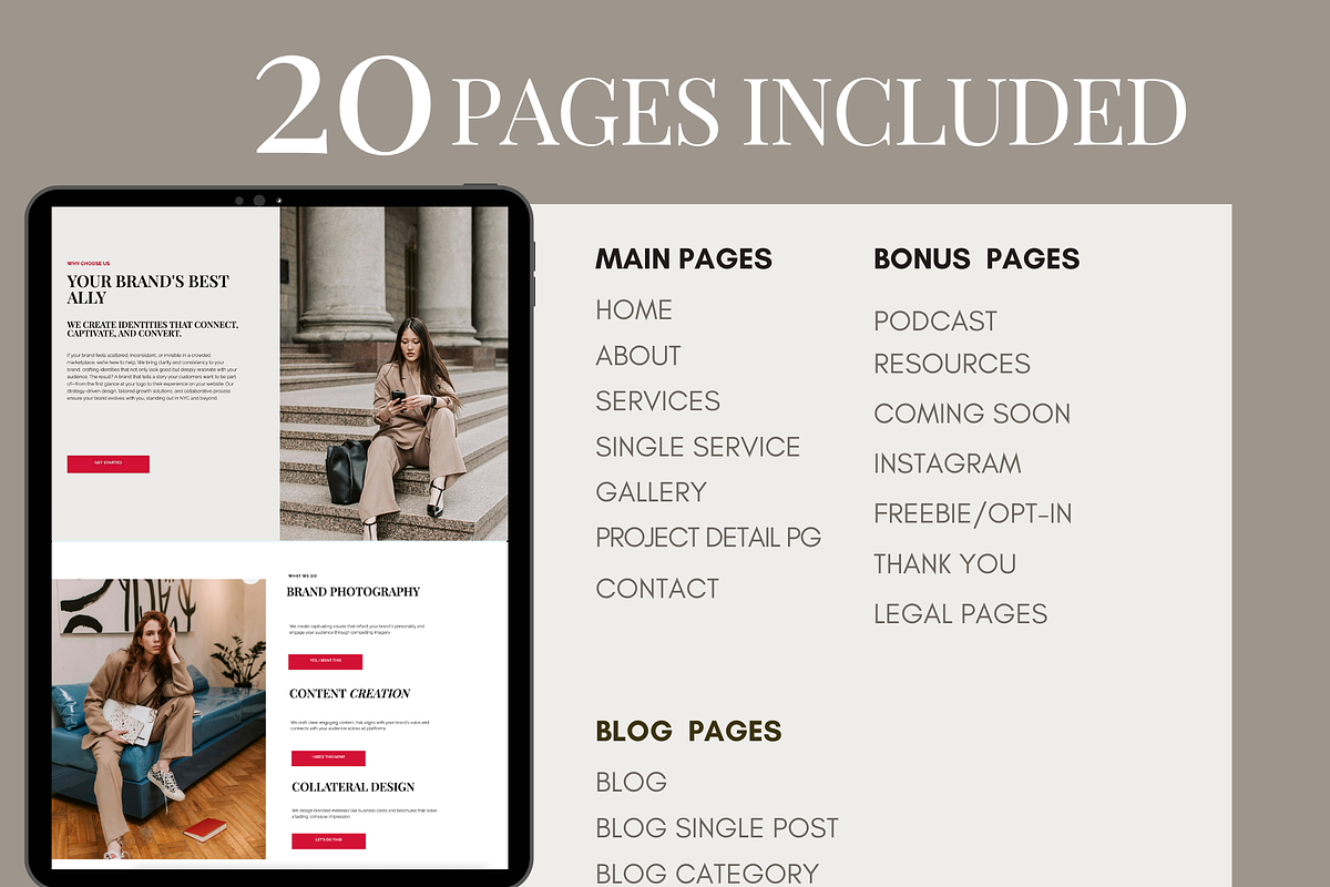 Showit Website | Willow Lane, a Websites & App Template by thrivedigitally (Photo 3 of 7)