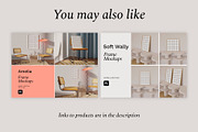 Poster frame Mockup AURELIE, a Print Template by Bonumo (Thumbnail 14 of 14)