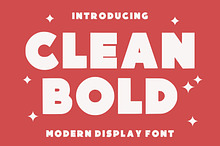 Clean Bold – Modern Bold Font