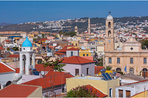 Old town of Chania in Crete, Greece, an Architecture Photo by kavalenkava
