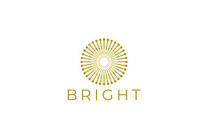 Bright and Radiant Sunburst Logo, a Branding & Logo Template by Signatoro