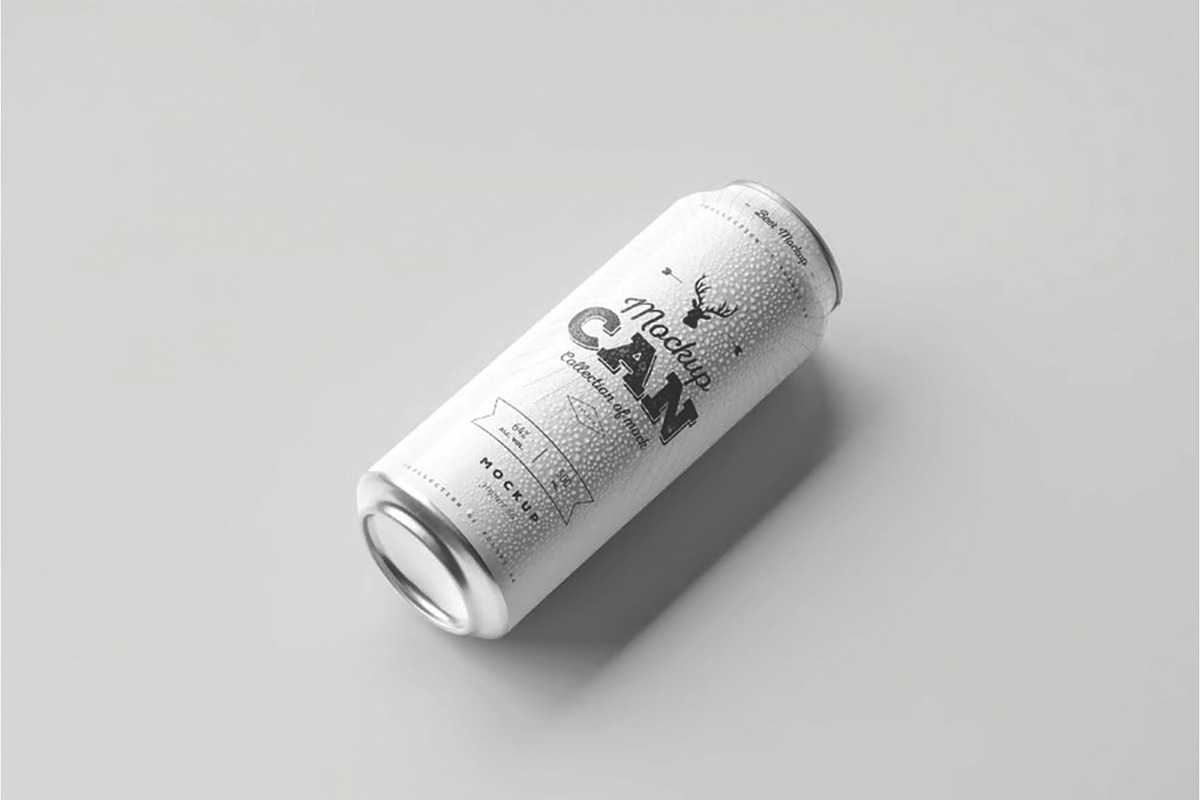Soda Can Mockup Set, an Advertising Mockup by DesignRushMarket (Photo 10 of 14)