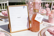 8x10 Sign & Square Label Mockup, a Product Mockup by TatiMockup (Thumbnail 2 of 4)
