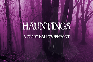 Hauntings Serif Font