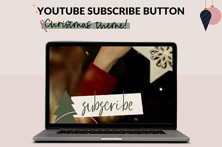 Vlogmas Youtube Subscribe Button
