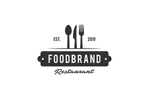 Vintage Retro Restaurant Logo