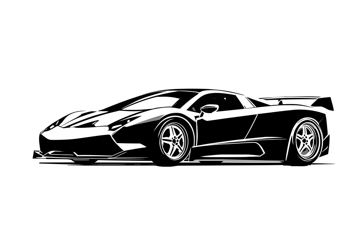 Supercar Vector Collection, an Illustration by Amazin_art (Photo 7 of 9)