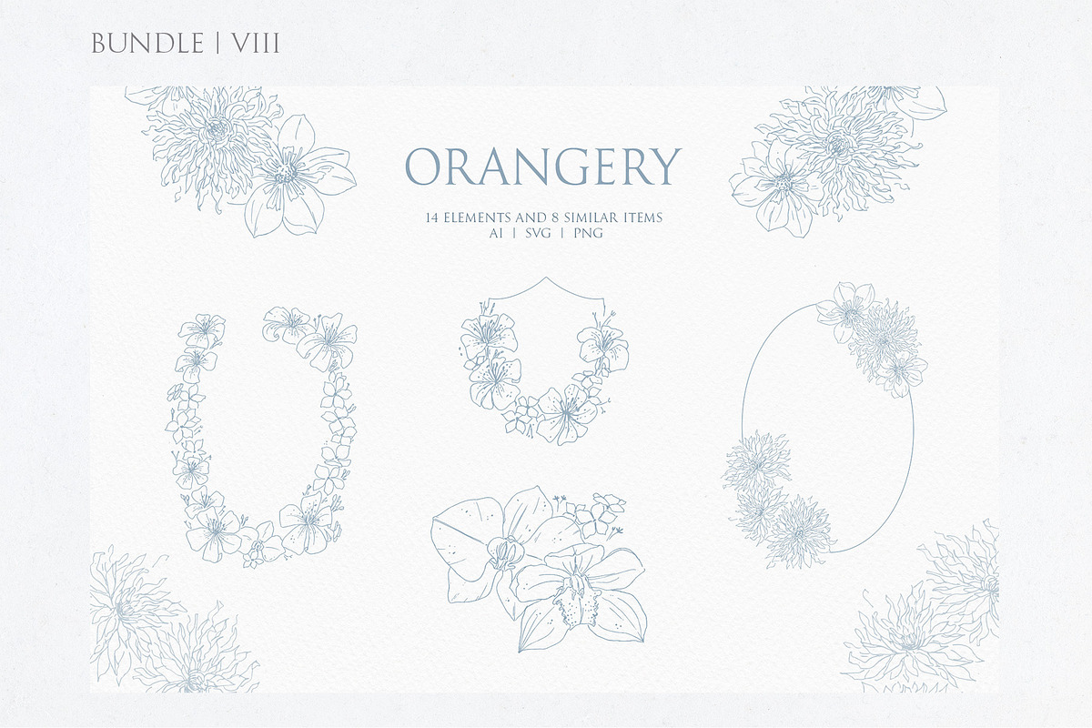 Line wedding art - BUNDLE, a Decorative Illustration by Summer Nightingale Art (Photo 9 of 9)