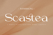 Scastea | A Modern and Elegant Font, a Serif Font by Andrimada Creative (Thumbnail 1 of 12)