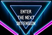 Boxarone Cyberpunk Display Font, a Sans Serif Font by mesuka (Thumbnail 2 of 6)