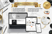 Developer Portfolio HTML Template, a Bootstrap Template by Themeplaza (Thumbnail 1 of 6)
