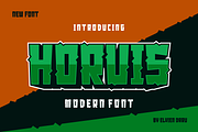 Horuis - Comic Font, a Serif Font by lelevien (Thumbnail 1 of 4)
