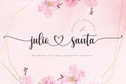 Julio Santa - Romantic Script Font, a Script Font by Namara Creative Studio (Thumbnail 1 of 14)