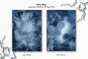 Navy Blue watercolor textures, a Texture Graphic by Marmoris.Arts (Thumbnail 3 of 9)