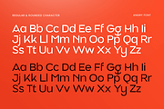 Angry - Unique Corporate Logo Font, a Sans Serif Font by Hamz Studio (Thumbnail 11 of 12)