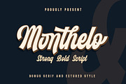 Monthelo Strong Bold Font, a Script Font by Blankids Studio (Thumbnail 1 of 10)