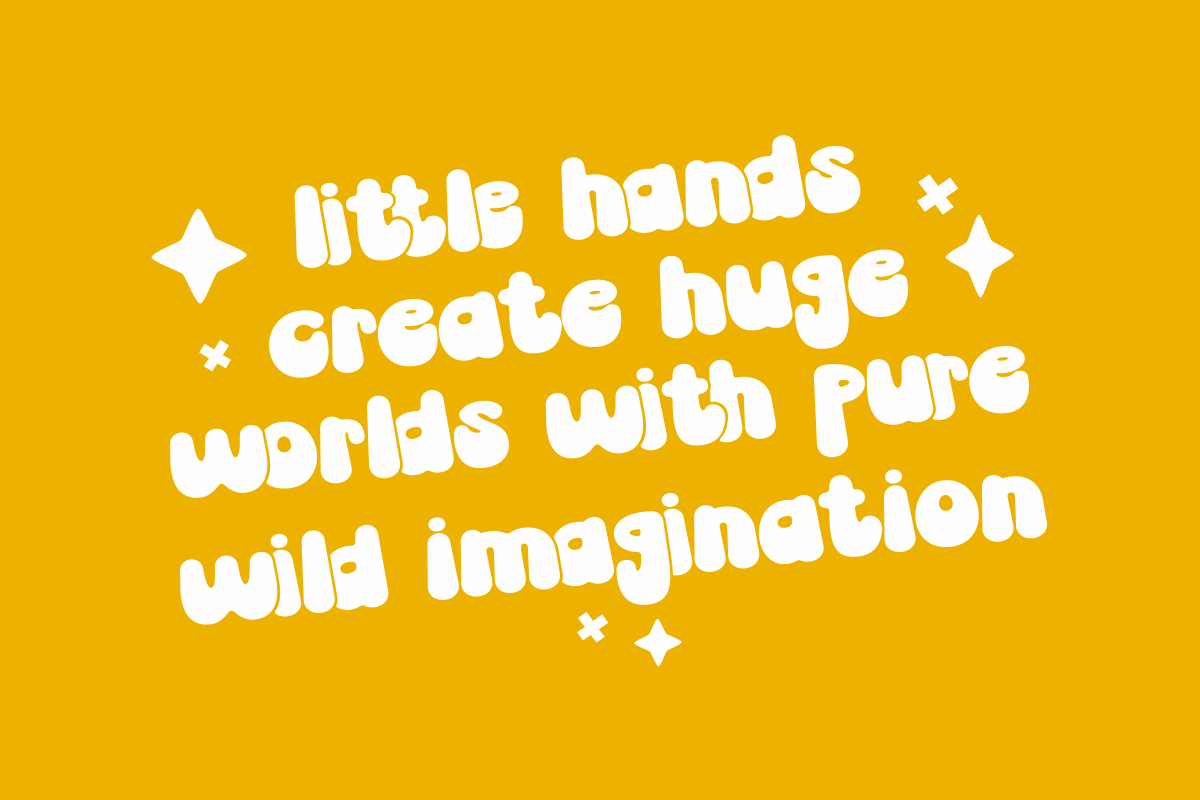 Kids Bubble - Display Font, a Handwritten Font by SaktiAvellin (Photo 2 of 10)