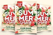 Summer Party, a Flyer Template by darkmonarch (Thumbnail 1 of 3)