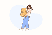 Delivery Package Illustration, an Object Graphic by Jump Studio (Thumbnail 3 of 12)