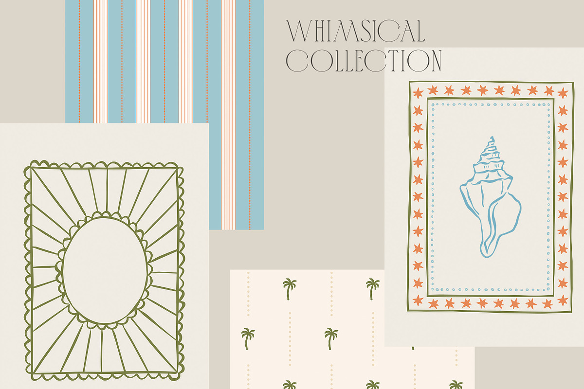 Summer Frames and Backgrounds, an Object Graphic by DesignThatMatters (Photo 2 of 10)