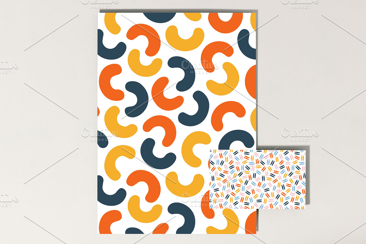 Color seamless bright funky patterns, a Pattern Graphic by ExpressShop (Photo 3 of 7)