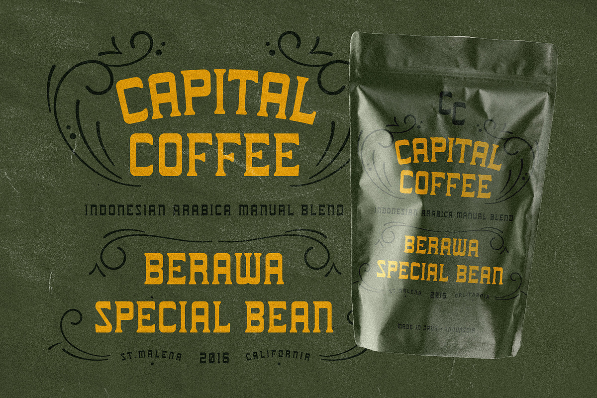 Kolabore - vintage Display, a Serif Font by Invasi Studio (Photo 8 of 10)