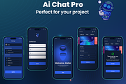 Ai chat pro | AI Chatbot UI Kit, an UI Kit Template by Sufian Masood (Thumbnail 4 of 6)