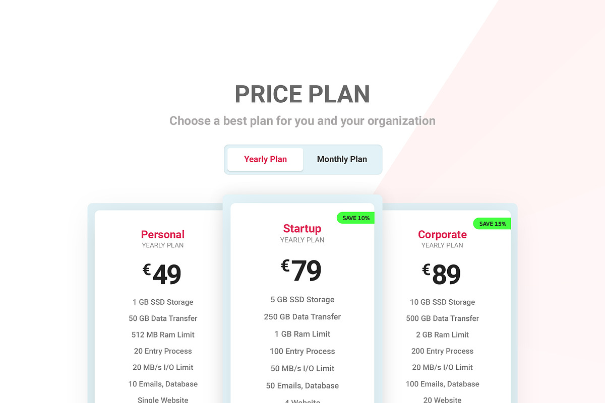 39 Mega Price Tables Bundle, an UI Kit Template by Smashing_Studio (Photo 2 of 40)