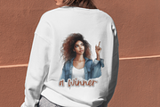 Trendy Girls Pointing Clipart Social, a Person Illustration by VM PARTYS  BY TAIRUMA (Thumbnail 9 of 10)