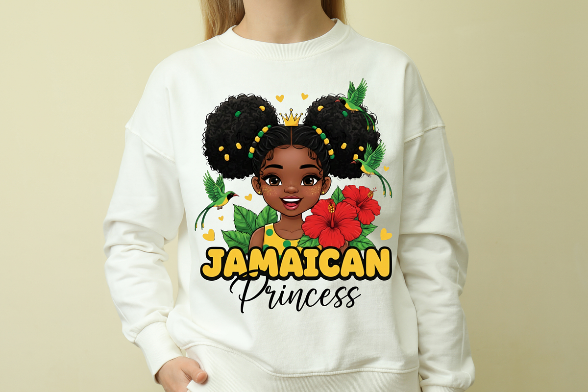 Jamaican Princess PNG, Afro Girl, a Graphic by Vector Portal (Photo 1 of 6)