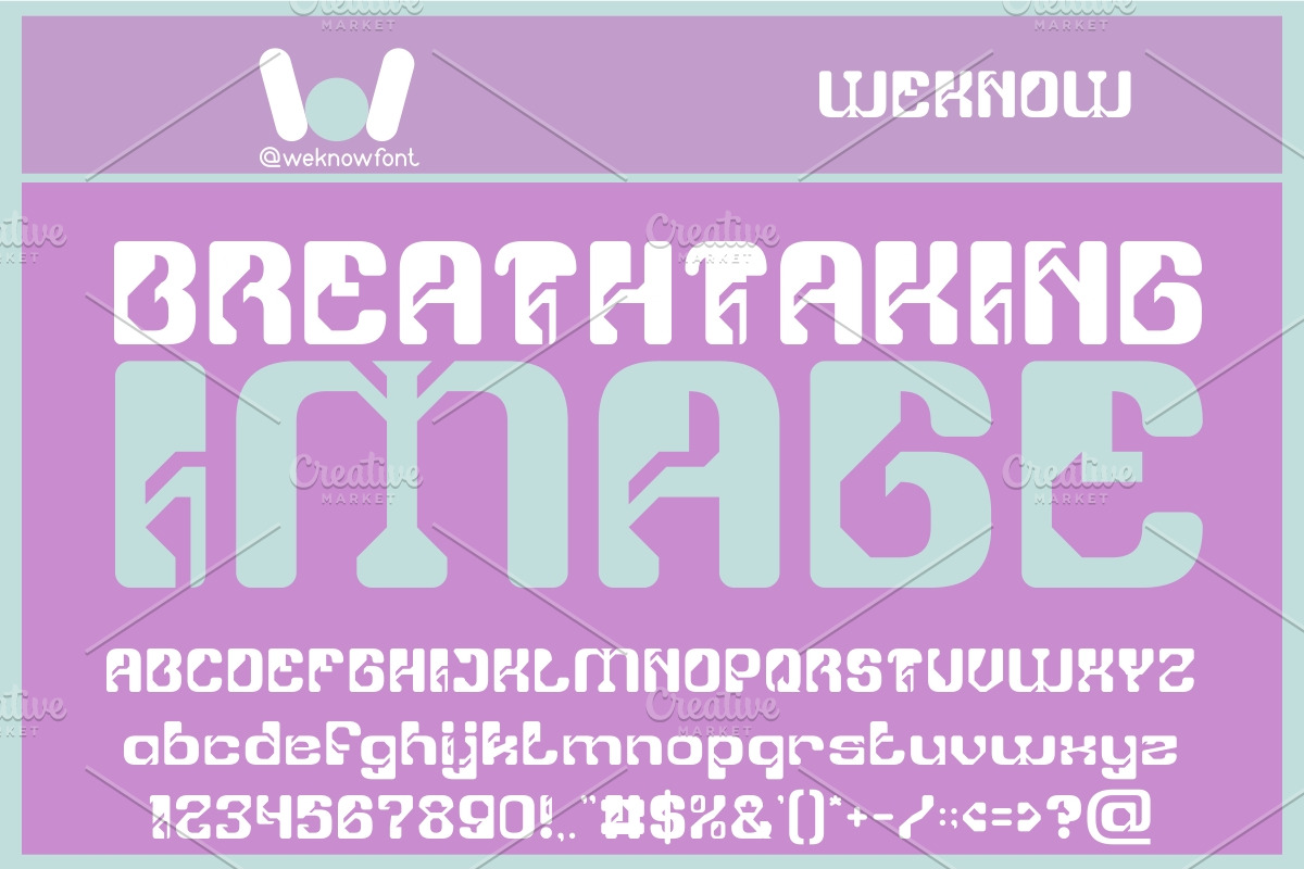 Realistic Option, a Font by weknow (Photo 5 of 5)