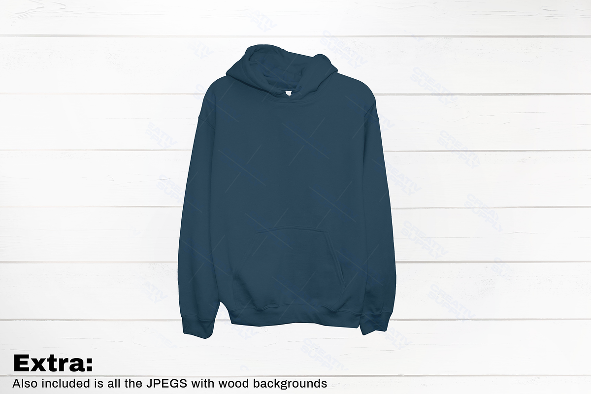 Gildan Hoodie Mockups Bundle 18500, a Hoody Mockup by creativsupply (Photo 4 of 5)