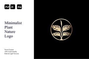 Minimalist Plant Nature Logo, a Branding & Logo Template by Luxury Logos