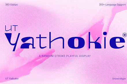 UT Yathokie - A Random Stroke Font