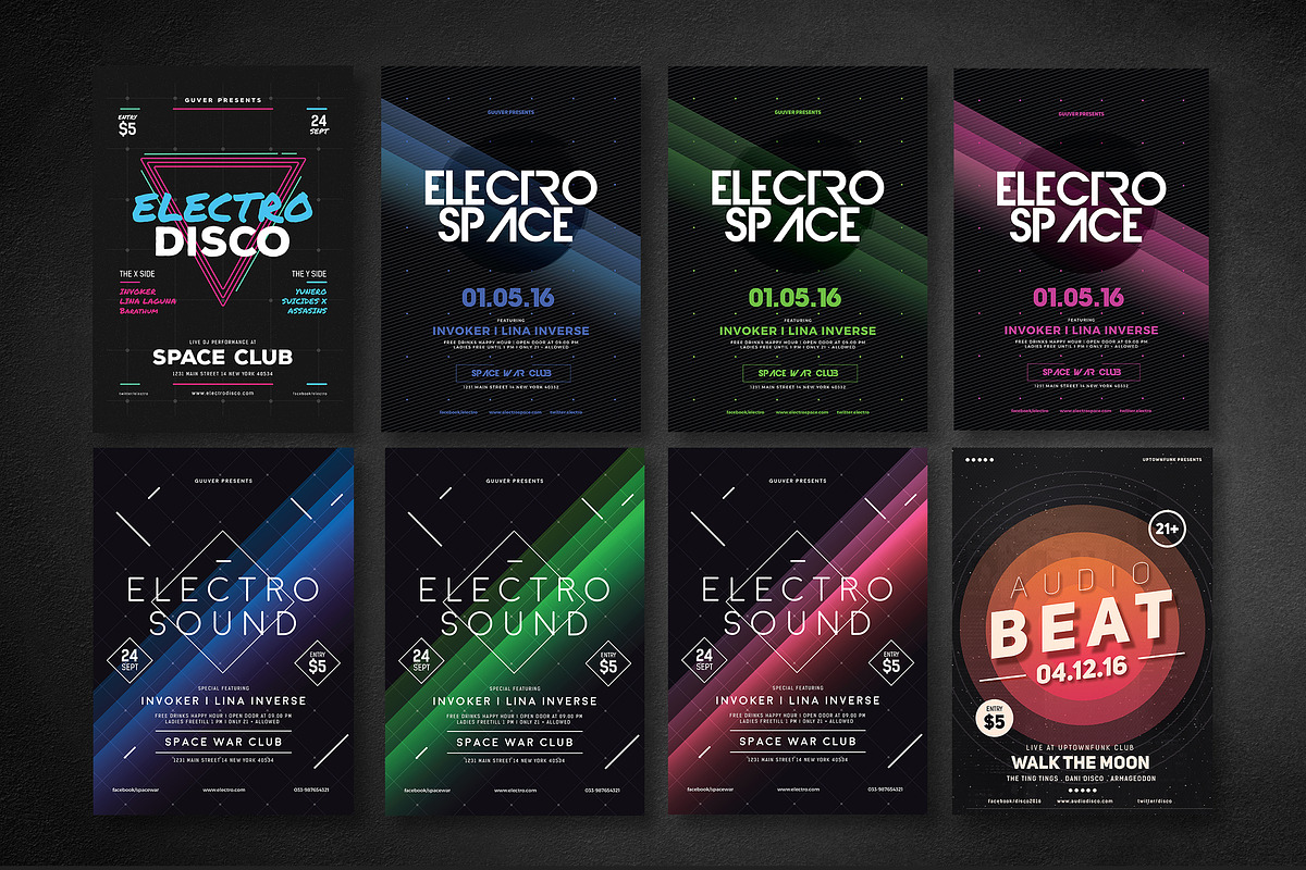 50 Music Flyers Bundle, a Flyer Template by Guuver (Photo 5 of 10)