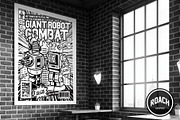 100 Vector Tshirt Designs ( B/W ), an Illustration by roach_graphic (Thumbnail 3 of 20)