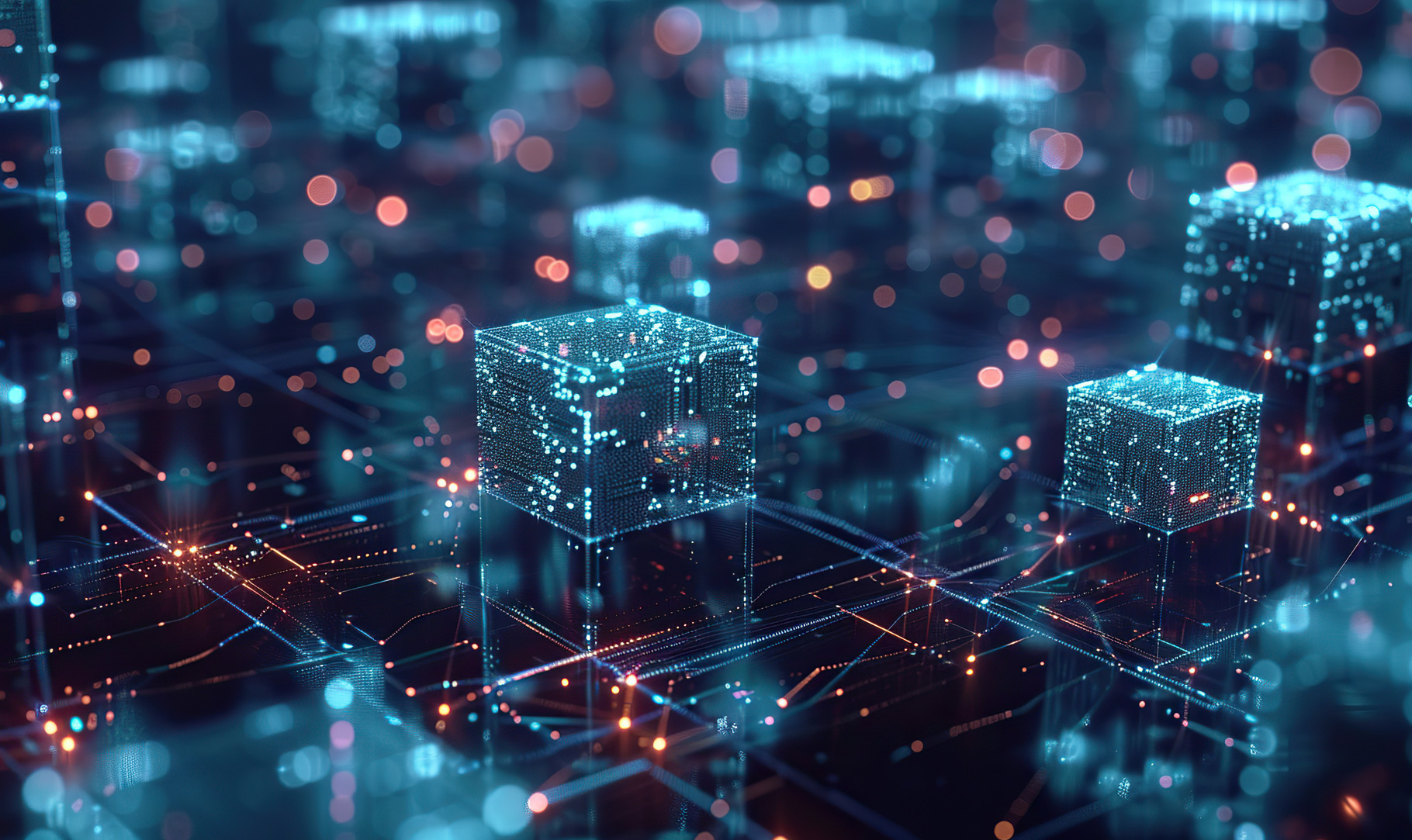 A high-tech image depicting glowing, a Photo by LOGOCREATIVE | Creative ...