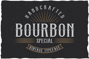 Bourbon Special Label Typeface