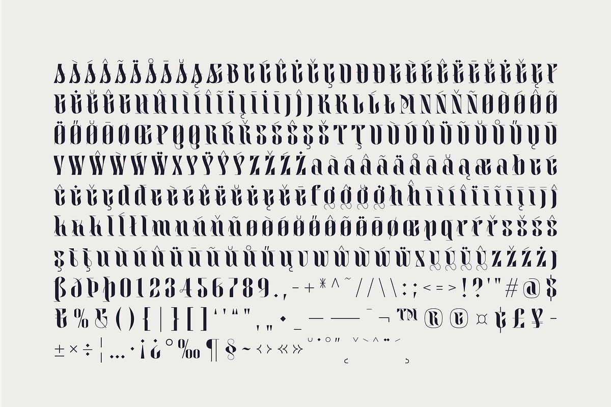 Realitas; Unique Experimental Font, a Serif Font by Eko Bimantara (Photo 5 of 9)