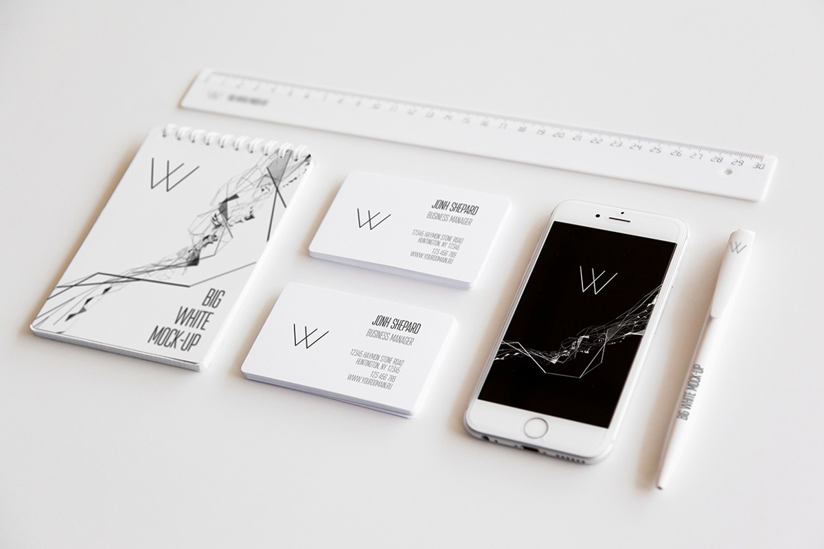 Big White Mock-Up, a Product Mockup by Freeman Studio (Photo 14 of 45)