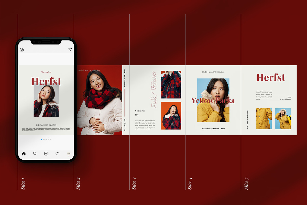 Showtime Carousel Template | CANVA, a Social Media Template by Visuel Colonie® (Photo 10 of 13)