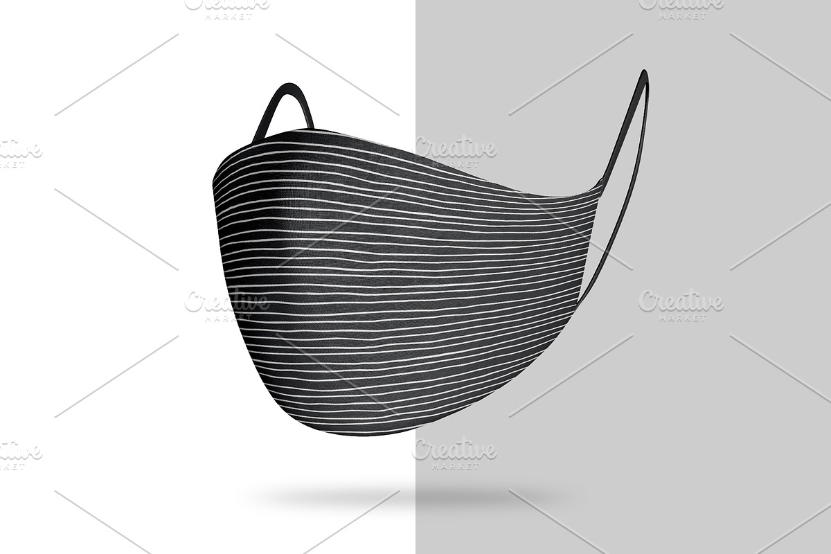 Face mask realistic mockup, a Mask Mockup by Radmila (Photo 4 of 6)