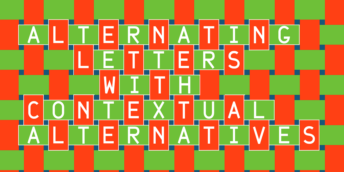 OverUnder, a Font by Ingrimayne Type (Photo 3 of 5)
