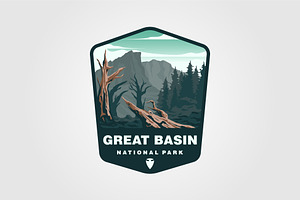 Vector Of Great Basin National Park