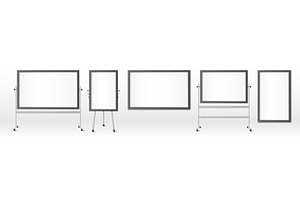 Different office whiteboards set on, an Object Illustration by art PVP - market