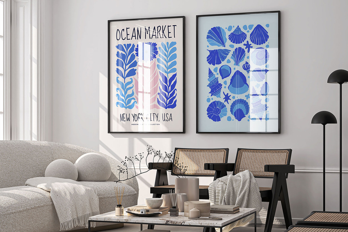 Modern Ocean | Wall Art Creatot, an Object Graphic by Leleka.Store (Photo 11 of 20)